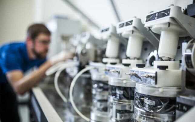 Equipamiento de diagnóstico en un laboratorio